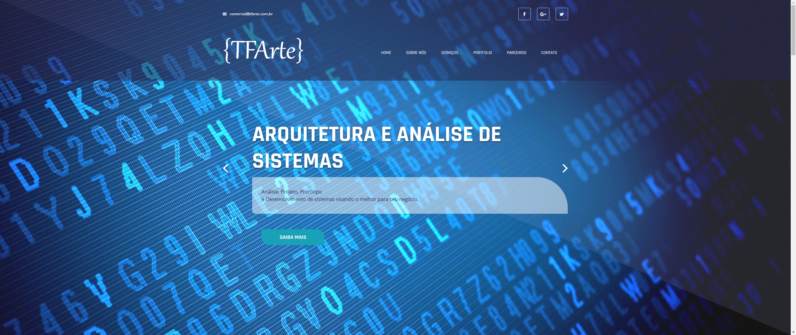 TFArte - Sistemas & Websites